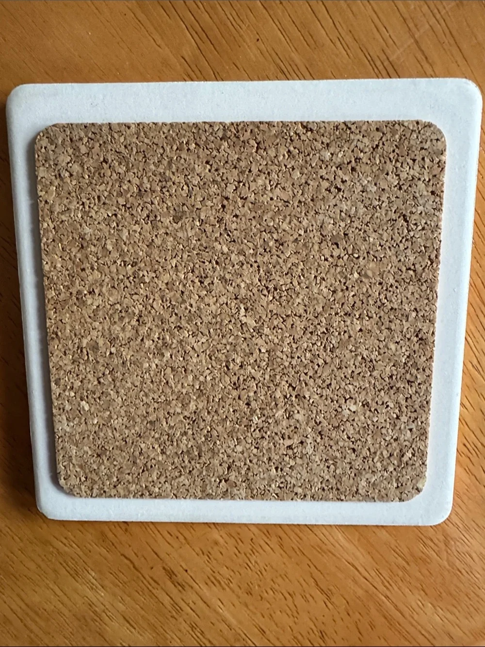 Lime Pattern Ceramic Tile Coaster with Tequila Cocktail Illustration